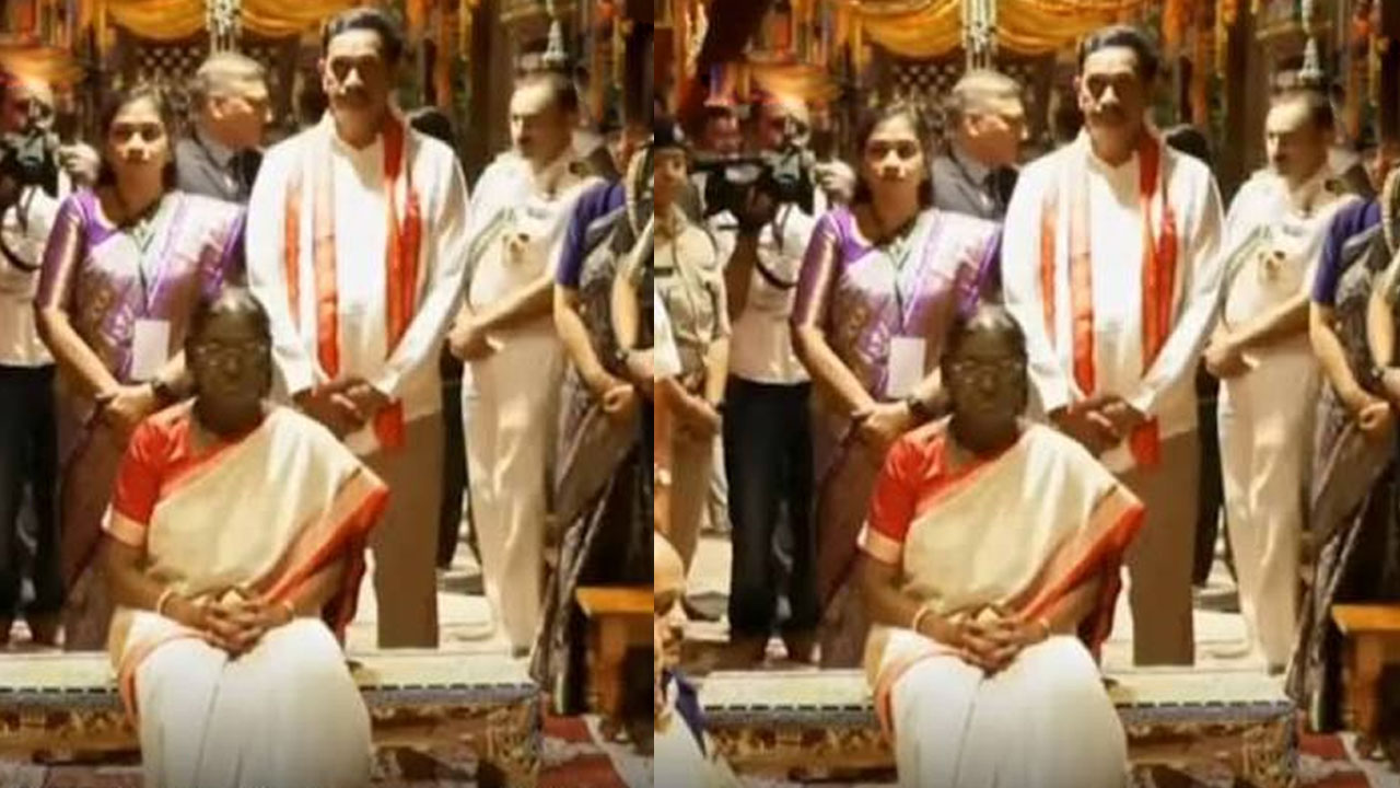 President Murmu | ఇంద్రకీలాద్రిని దర్శించుకున్న రాష్ట్రపతి ద్రౌపది ముర్ము