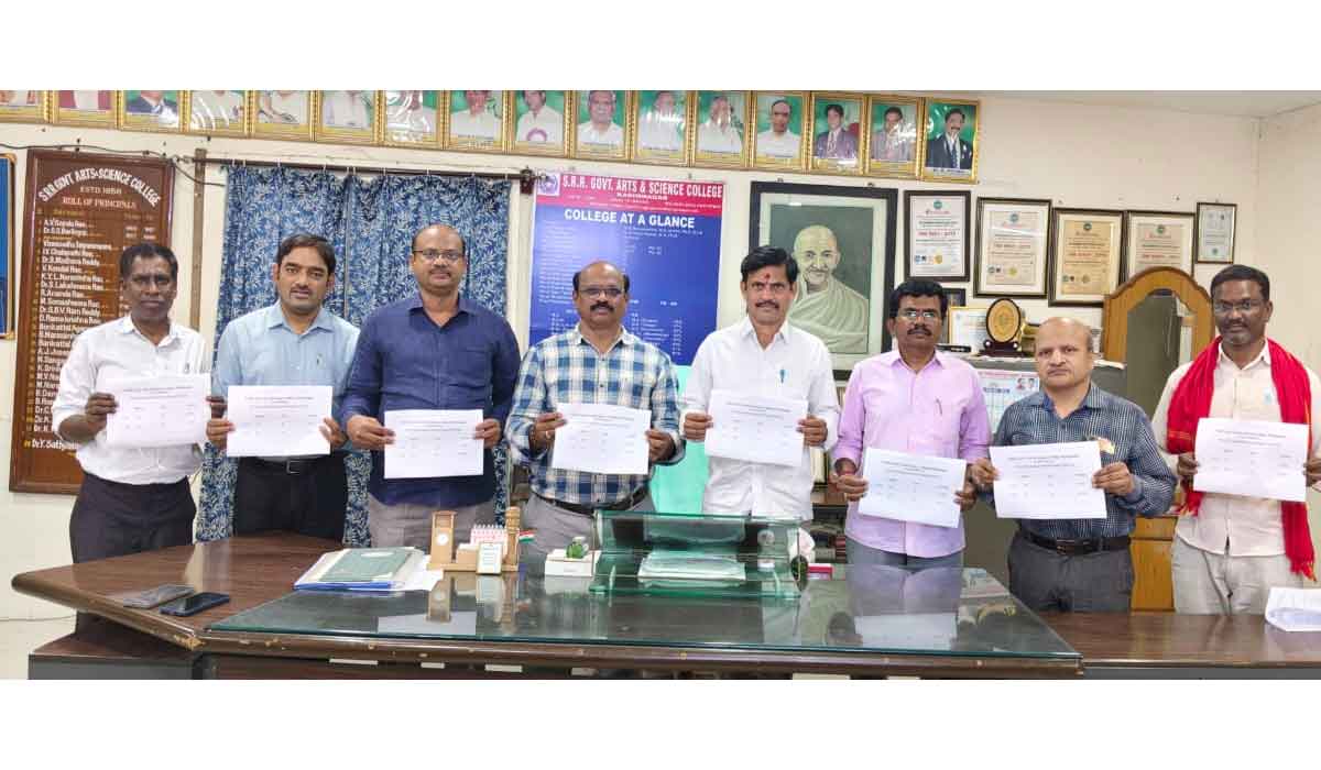 SRR PG semester results | ఎస్ఆర్ఆర్ పీజీ సెమిస్టర్ ఫలితాలు విడుదల