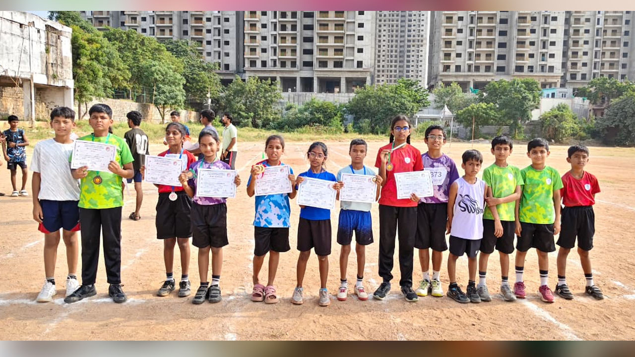 Athletics | అథ్లెటిక్స్‌లో యంగ్‌ ఇండియా పోలీస్‌ స్కూల్‌ విద్యార్థుల ప్రతిభ