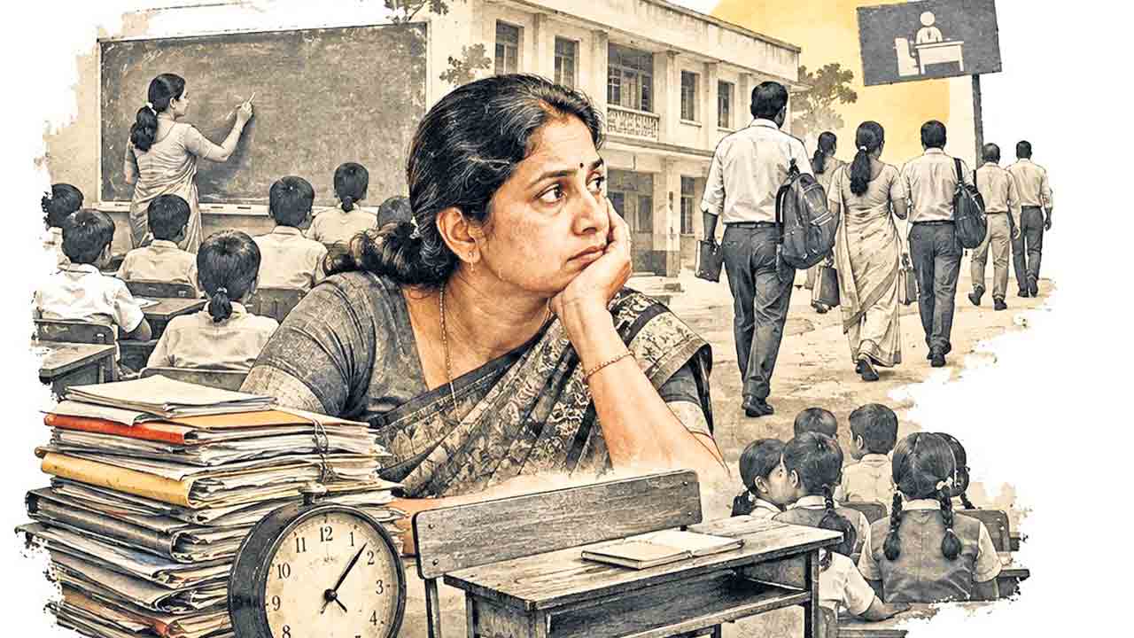 4,530 మంది టీచర్లు బడికి పోవట్లే!