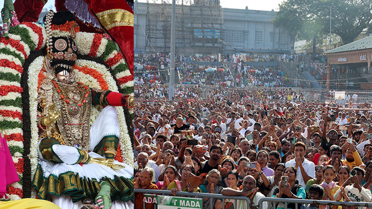 Navaratri Brahmotsavams | మోహినీ అలంకారంలో జగన్మోహనాకారుడిగా దర్శనమిచ్చిన శ్రీ మలయప్పస్వామి