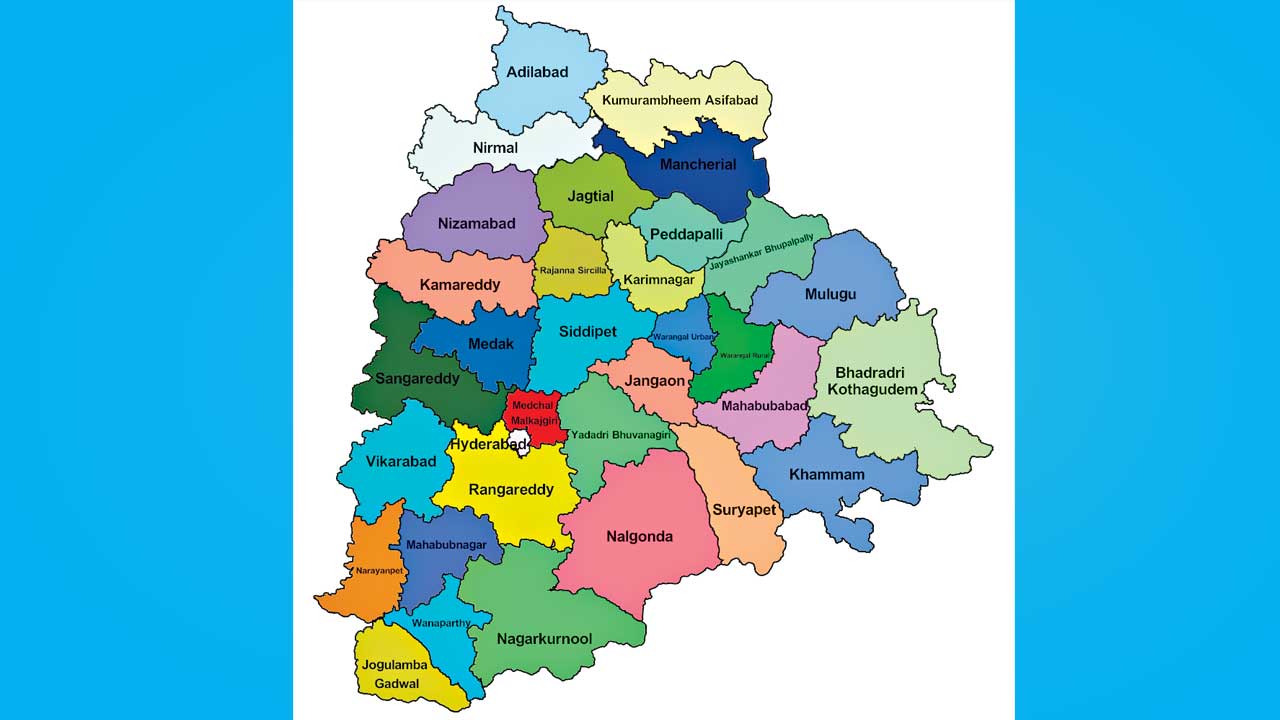 ప్రధాన రాష్ట్రాల్లో జిల్లాల పునర్విభజన ఇలా!