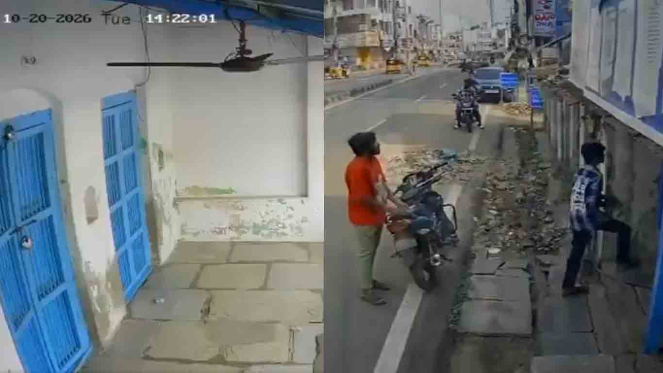 Theft Attempt | దొంగ‌త‌నం చేసేందుకు సీసీ కెమెరాను బ్ల‌ర్ చేశారు.. కానీ ఏమైందో చూడండి.. వీడియో
