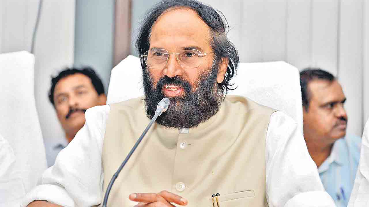 గౌరవెల్లి ప్రాజెక్టును త్వరగా పూర్తిచేస్తాం.. ఉత్తమ్‌కుమార్‌రెడ్డి