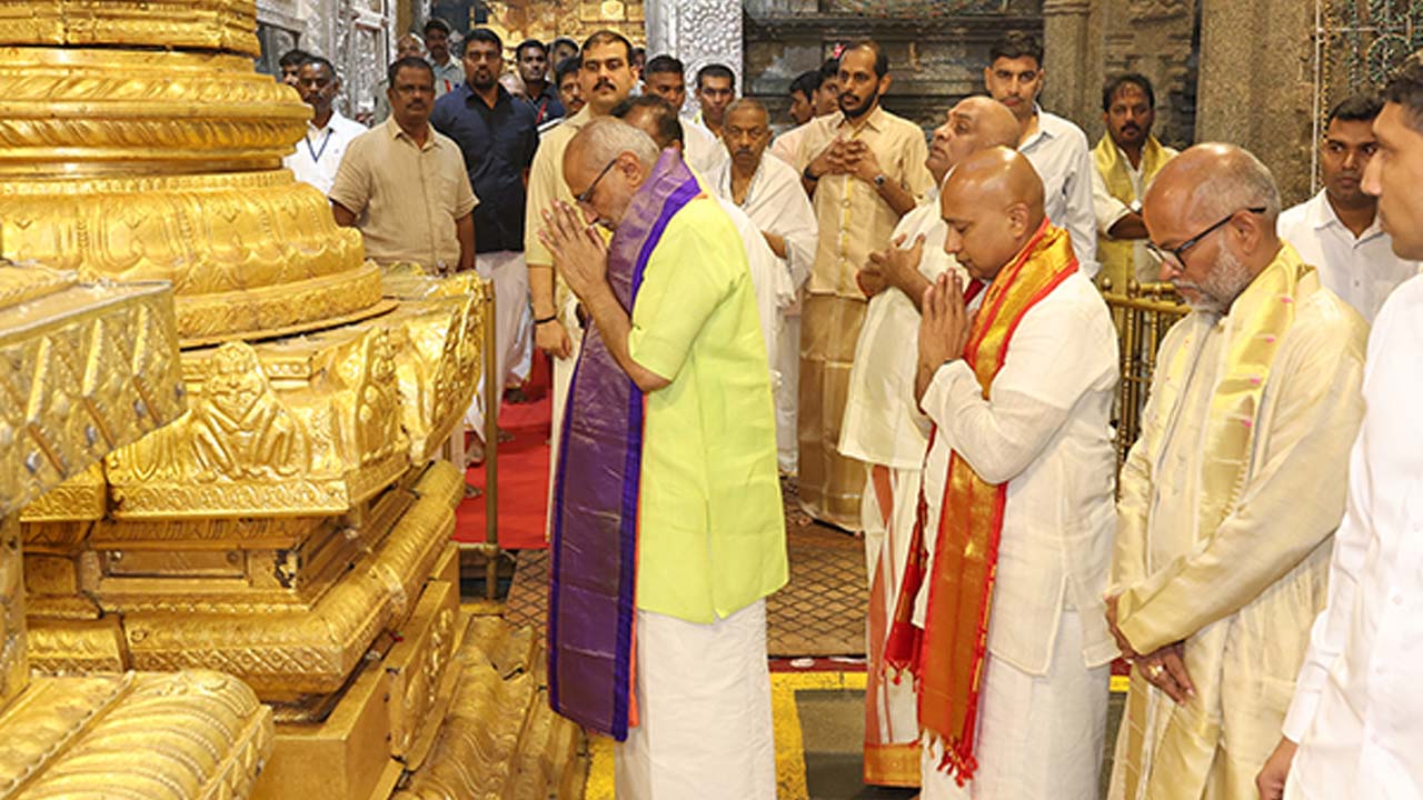 Vice President | శ్రీవారిని దర్శించుకున్న భారత ఉప రాష్ట్రపతి