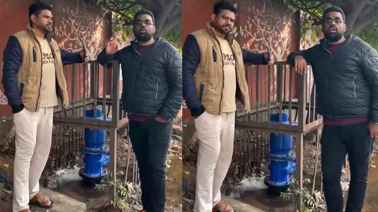 Water Wastage | మ‌రి ప్రభుత్వానికి ఎవ‌రు ఫైన్ వేయాలి.. ? ఎస్ఆర్‌ న‌గ‌ర్‌లో నీటి వృధాపై యువ‌కులు.. వీడియో