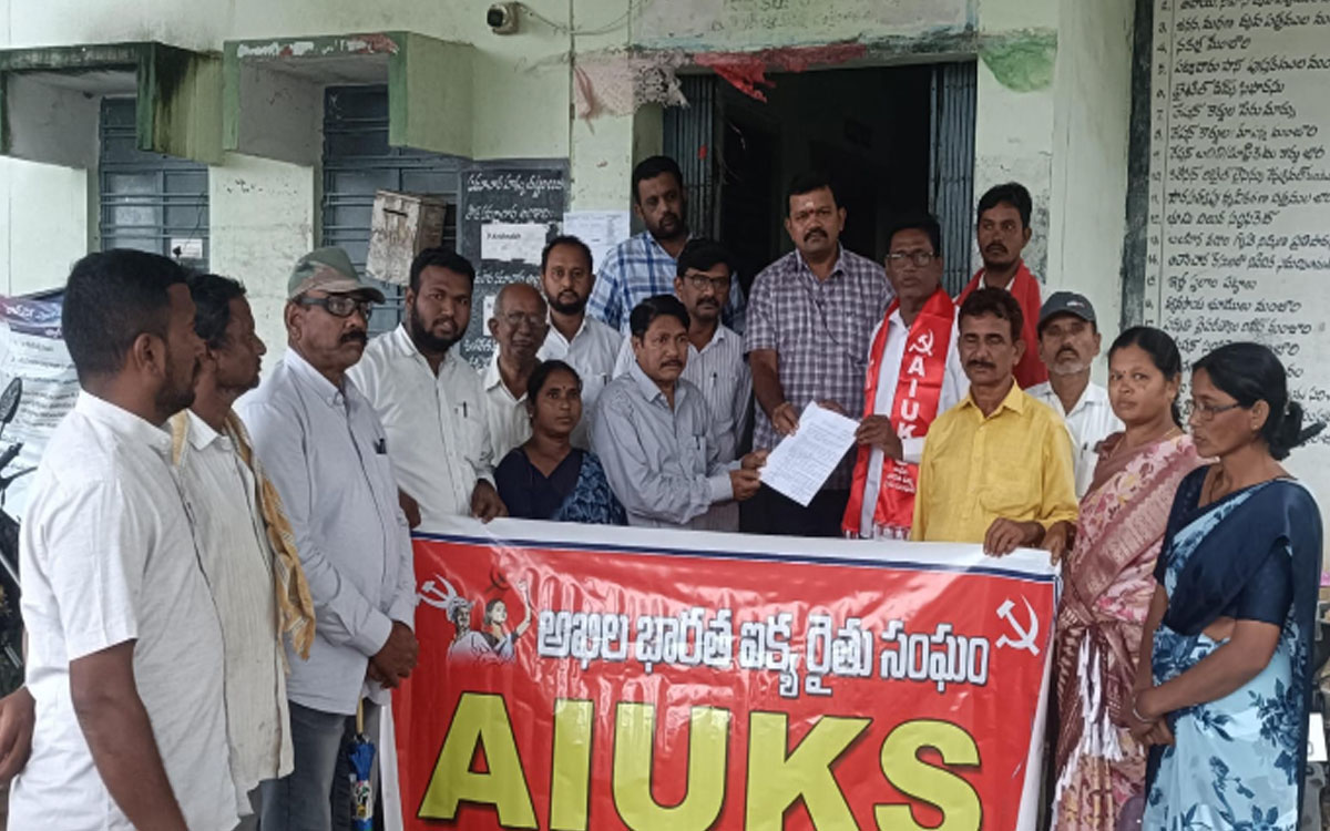 ‘కరువు సహాయక చర్యలు తక్షణమే చేపట్టాలి’