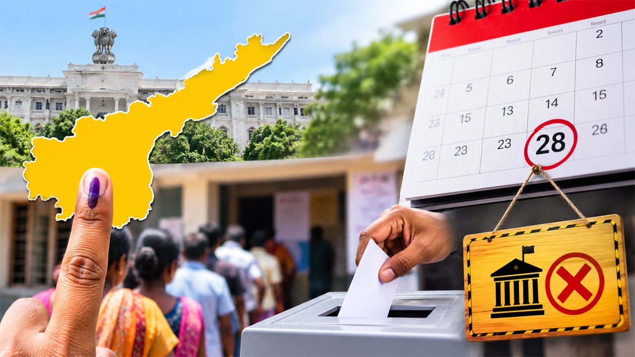 AP Muncipal Elections | ఈ నెల 28వ తేదీన ప్రభుత్వ కార్యాలయాలు, సంస్థలకు సెలవు!