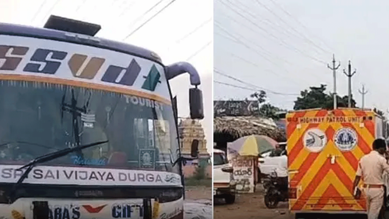Road accident | ఏపీలో ఘోర రోడ్డు ప్ర‌మాదం.. నలుగురు భవానీ భక్తులు మృతి