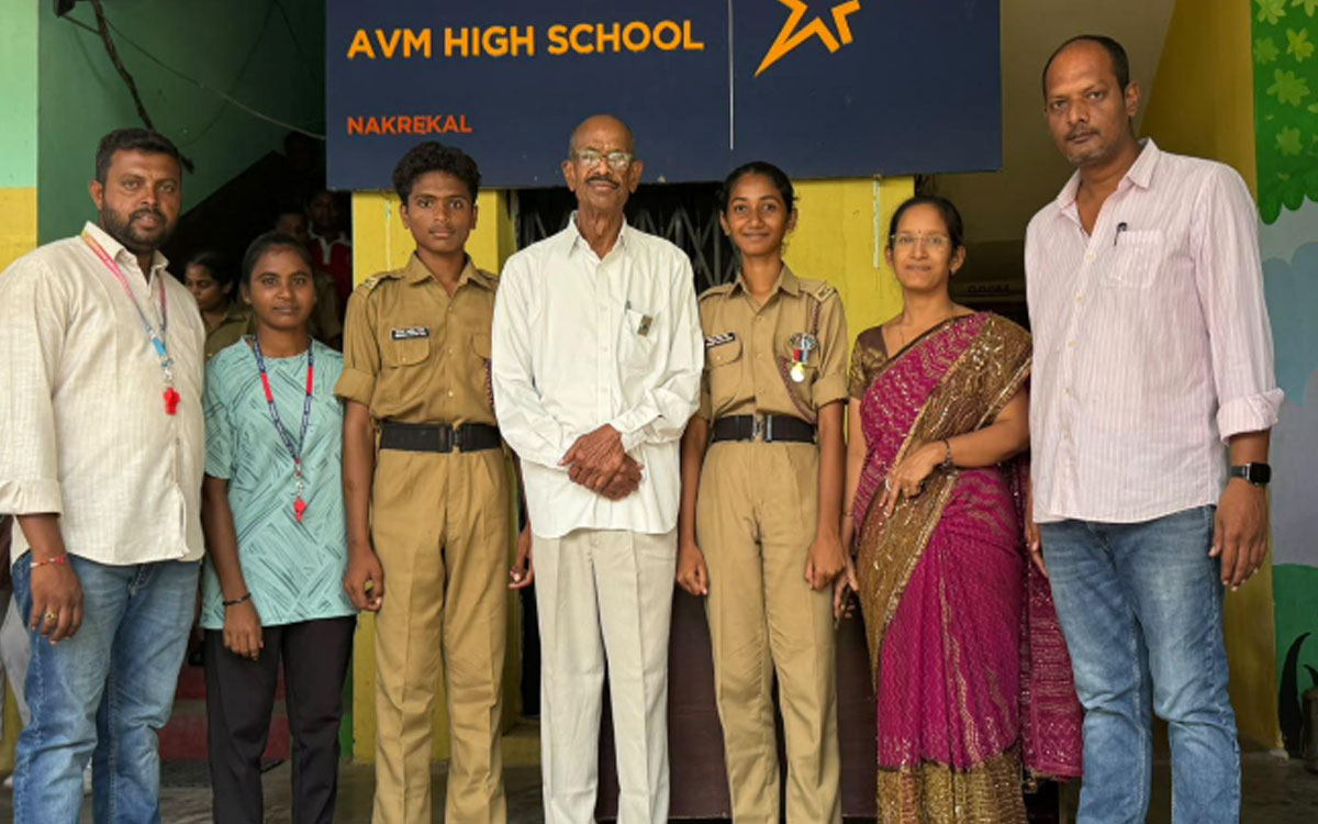 రాష్ట్రస్థాయి హ్యాండ్‌బాల్ పోటీల‌కు ఏవీఎం విద్యార్థులు ఎంపిక‌