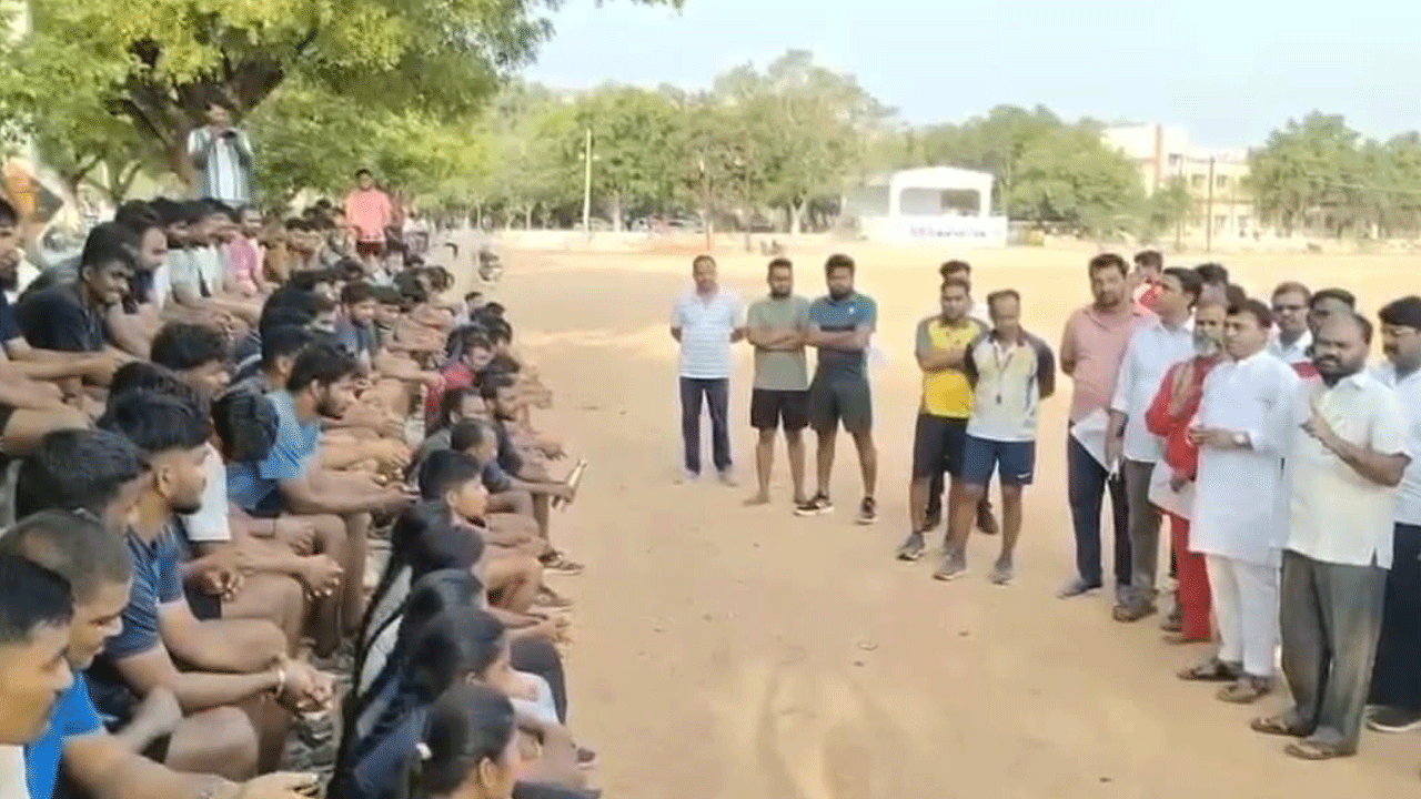 BRS | నల్లగొండ నాగార్జున కళాశాల మైదానంలో బీఆరెస్ నేతల పర్యటన