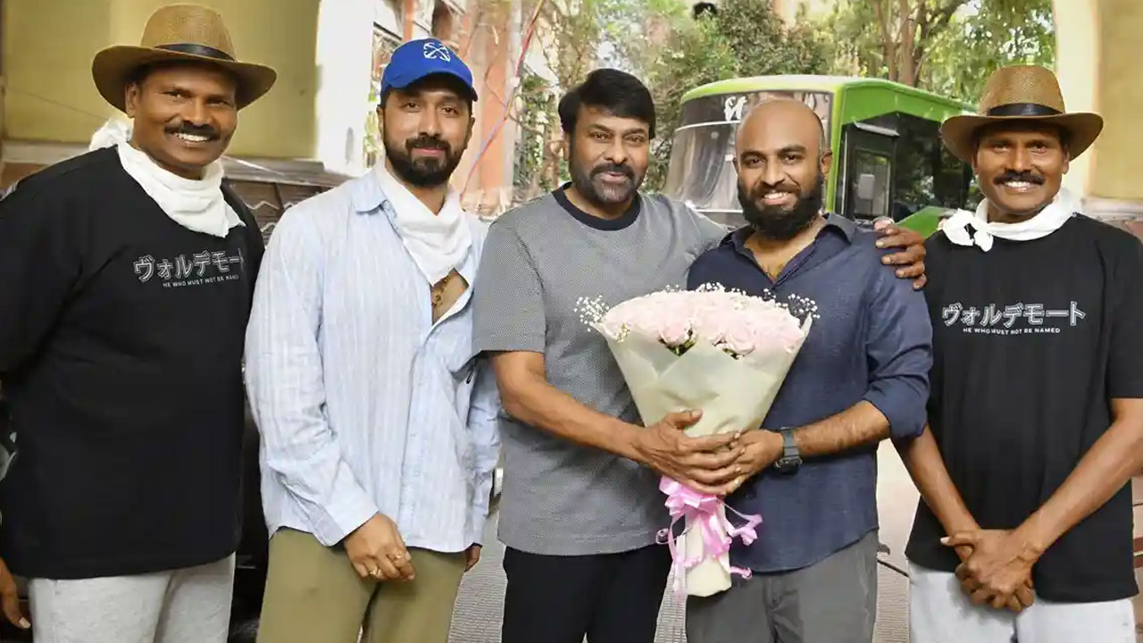 Chiranjeevi | ‘జైలర్ 2’ సినిమాటోగ్రాఫర్‌కు చిరంజీవి అభినందనలు.. ‘కాకా’ సెట్స్‌లో ప్రత్యేక వేడుక!