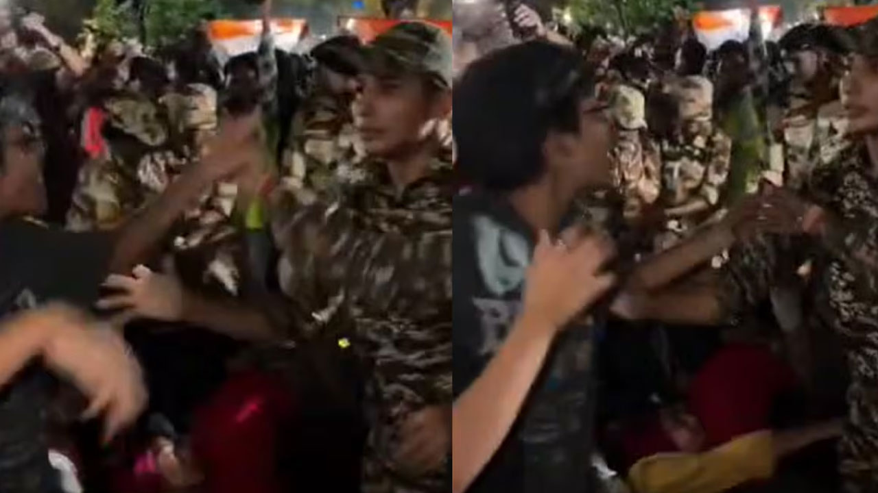 CJP Protest: సీఆర్పీఎఫ్‌ను కొట్టిన మ‌హిళా యూట్యూబ‌ర్‌.. కేసు న‌మోదు చేసిన పోలీసులు