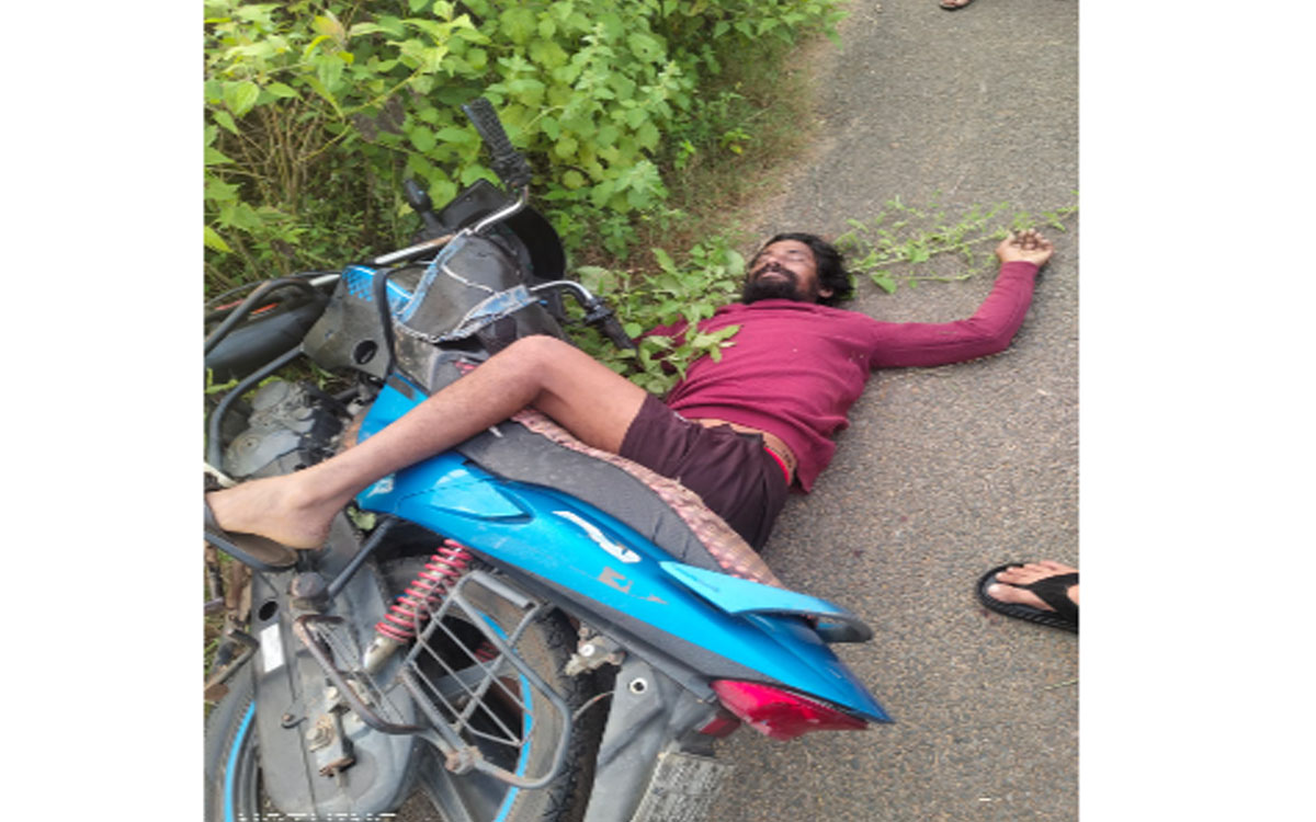 బైక్ అదుపుతప్పి చుంచుపల్లి తండా వాసి మృతి