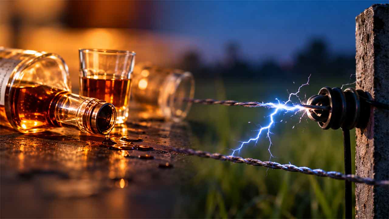 మద్యం తాగేందుకు వెళ్లి.. విద్యుదాఘాతంతో ఇద్దరు ఇంజినీరింగ్‌ విద్యార్థులు మృతి