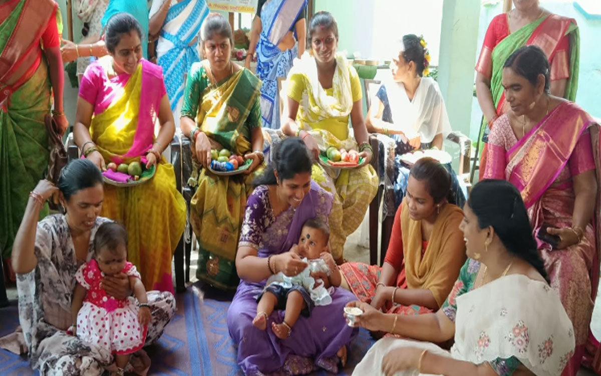 గోవింద్రాలలో ఘనంగా పోషణ మాసం ముగింపు వేడుకలు