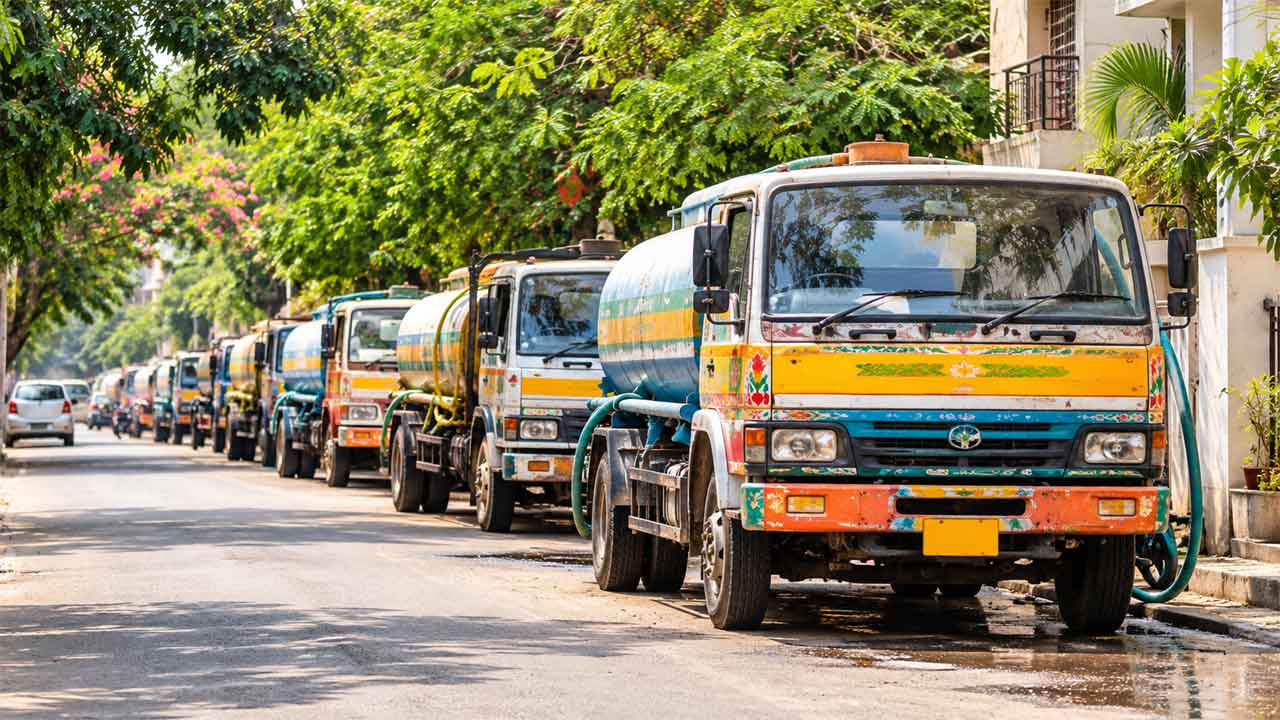 Hyderabad | హైదరాబాద్‌లో ట్యాంకర్లకు డిమాండ్.. రోజుకు 7 వేలు దాటిన బుకింగ్స్.. నీటికొరతతో అల్లాడుతున్న జనం
