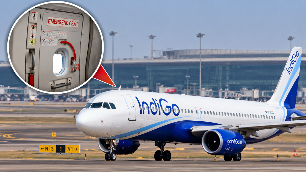 Shamshabad Airport | శంషాబాద్‌ ఎయిర్‌పోర్ట్‌లో ప్రయాణికుడి హల్‌చల్‌.. టేకాఫ్‌కు ముందు ఎమర్జెన్సీ డోర్‌ తెరిచేందుకు యత్నం!