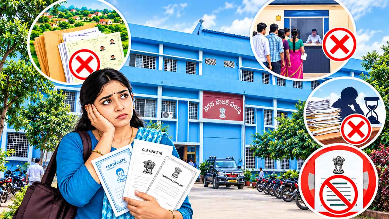 Karimnagar | ధ్రువీకరణ పత్రం అందేదెలా?.. కరీంనగర్ నగరపాలక సంస్థ నిర్లక్ష్యంతో విలీన గ్రామాల వారికి తిప్పలు
