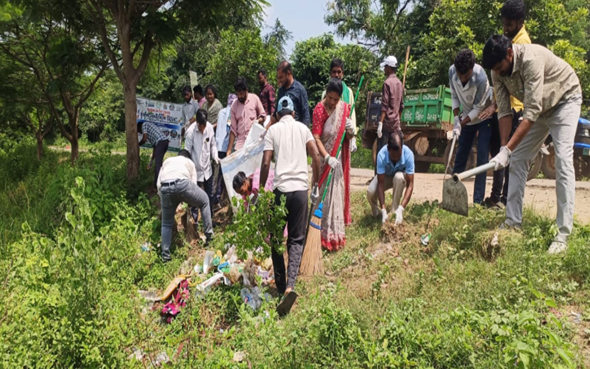కృష్ణసాగర్ పంచాయతీలో స్వచ్ఛ భారత్