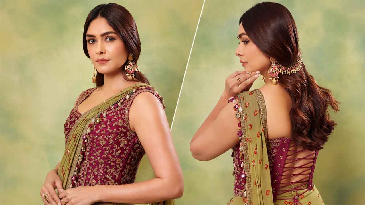 Mrunal Thakur | చీరకట్టులోనూ మత్తెక్కించే అందాలు.. మృణాల్ ఠాకూర్ గ్లామర్ షో అదుర్స్!
