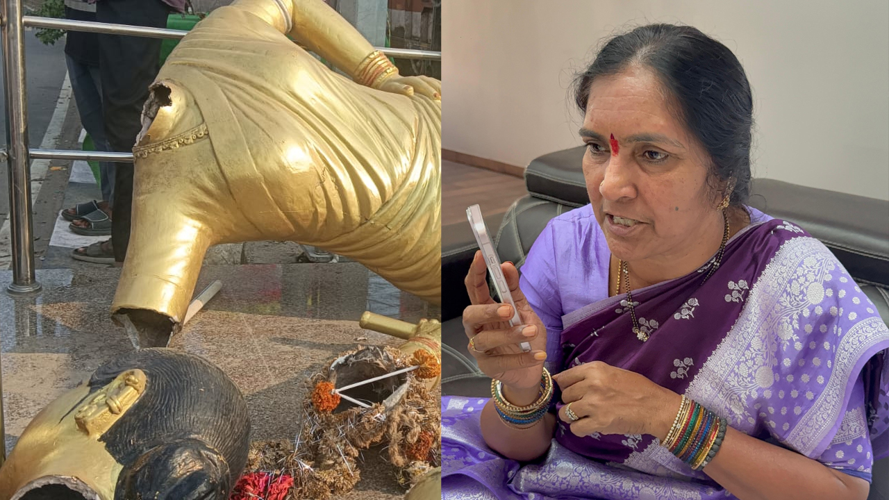 Chakali llamma | చాకలి ఐలమ్మ విగ్రహ ధ్వంసంపై పద్మా దేవేందర్‌రెడ్డి ఆగ్రహం
