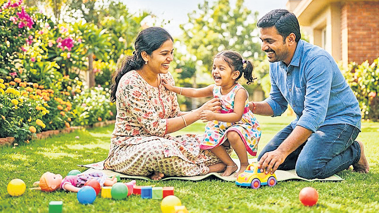 బిడ్డను పెంచడంలోనే సంతోషం