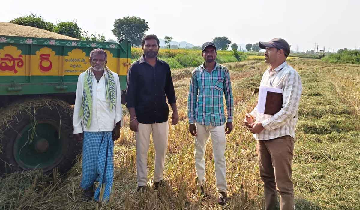 Dharmaram | రైతులు గిట్టుబాటు ధరకు సన్న వడ్లను విక్రయించాలి.. ధర్మారం ఇన్‌చార్జి ఏవో ప్రకాష్