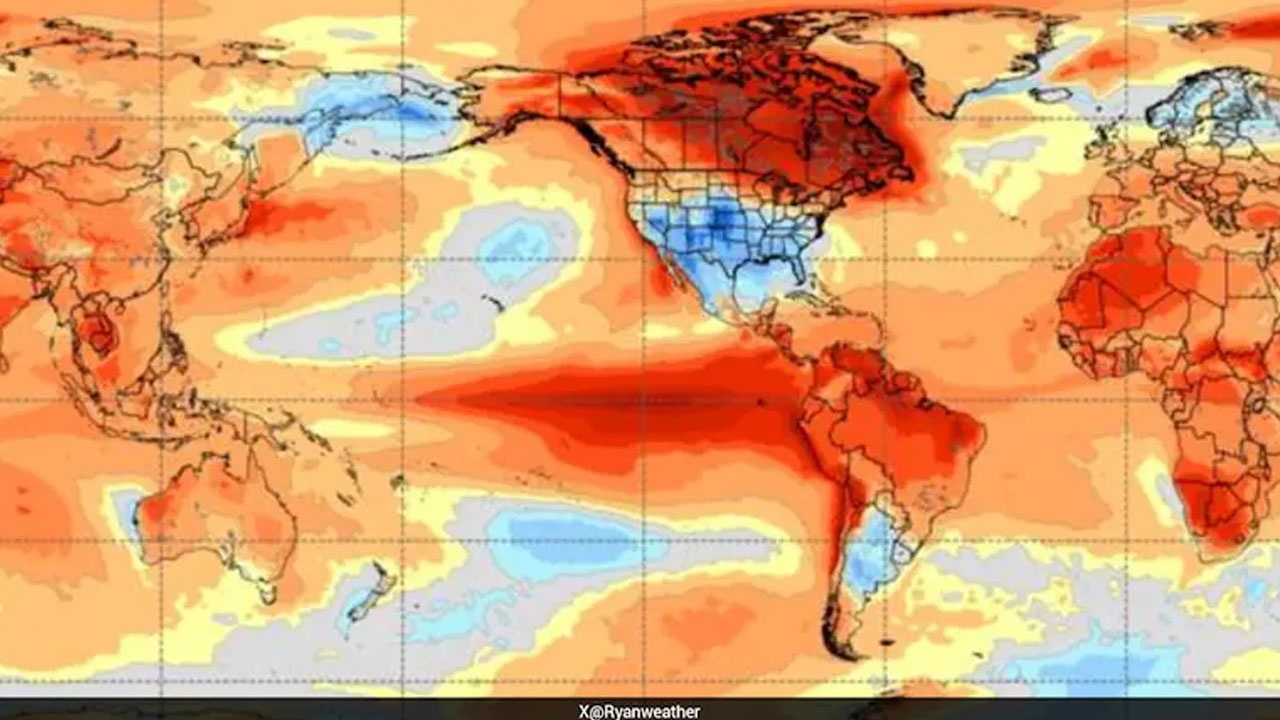 Super-Duper El Nino: సూప‌ర్‌-డూప‌ర్ ఎల్‌నినోతో ఎరుపెక్కిన ప్ర‌పంచం.. మండుతున్న భూగోళం