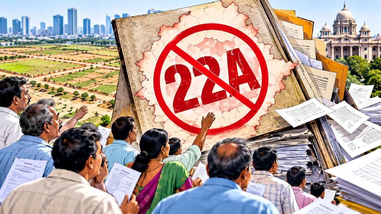 Section 22A | కదలని 22ఏ ఫైళ్లు.. రెవెన్యూ, రిజిస్ట్రేషన్ కార్యాలయాల్లోనే మూలుగుతున్న దరఖాస్తులు