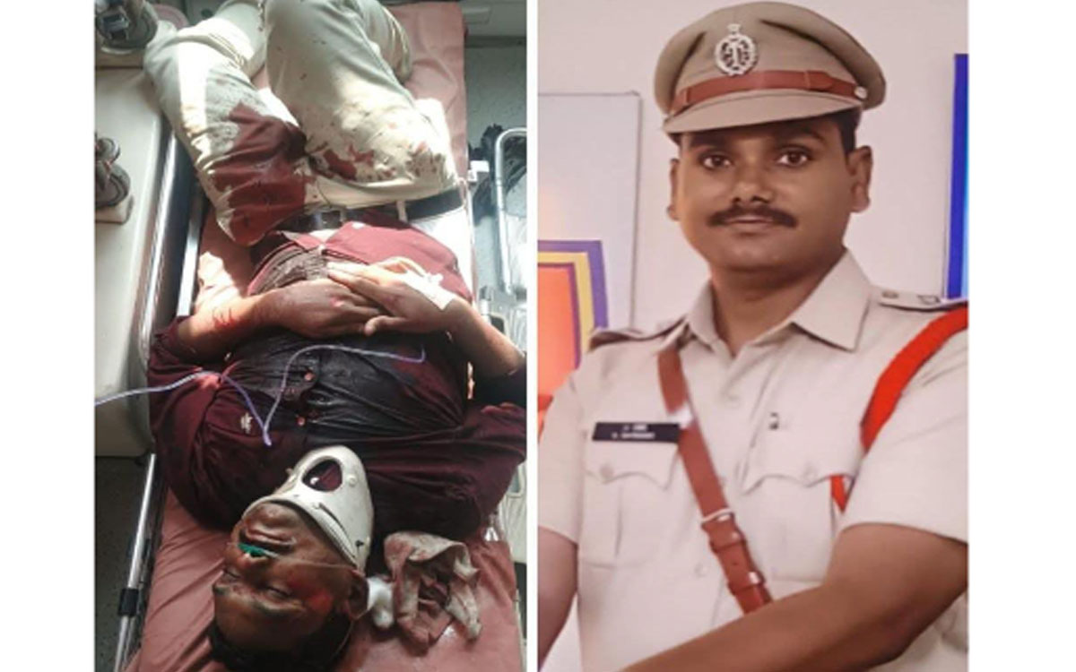 రోడ్డు ప్రమాదంలో ఎస్ఐ అత్తి స‌తీశ్‌కు గాయాలు