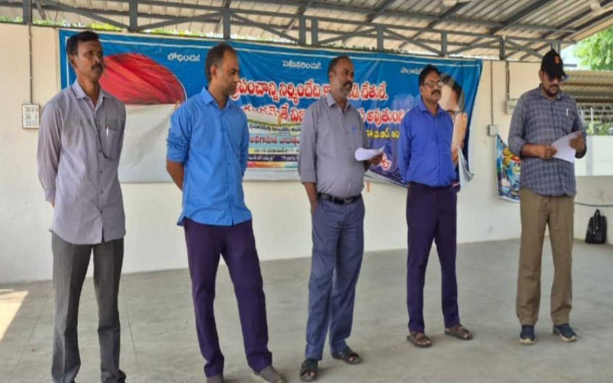 నిజాయితీ, పారదర్శకతతోనే సంస్థ అభివృద్ధి : హెచ్‌వోడీ జే. క్రిస్టోఫర్