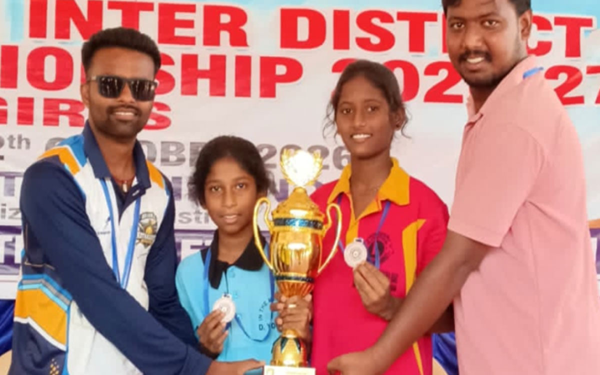 రాష్ట్రస్థాయి సాఫ్ట్బాల్ ఛాంపియన్షిప్లో భద్రాద్రి కొత్తగూడెం జిల్లాకు ద్వితీయ స్థానం