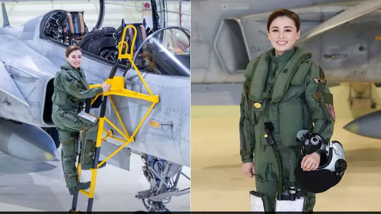 Thailand Queen: గ్రిపెన్ యుద్ధ విమానాన్ని న‌డిపిన థాయ్‌ల్యాండ్ క్వీన్‌… వీడియో