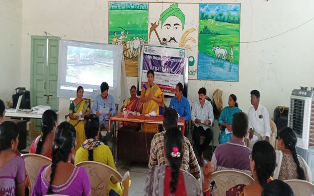 ఉపాధి పనులతో గ్రామాల అభివృద్ధి : జడ్పీ సీఈవో నాగలక్ష్మి