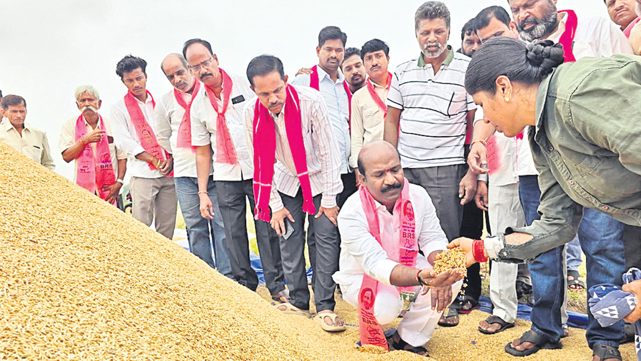 భారీ వర్షానికి దెబ్బతిన్న పంటలు